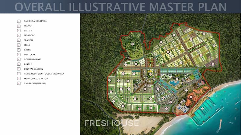 Tiềm năng cho nhà đầu tư từ vị trí dự án Marina City Mũi Né